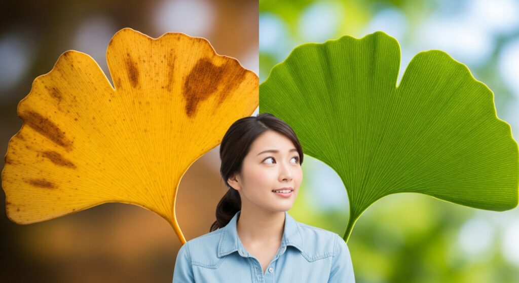 黄色くなった葉っぱは緑に戻るの?