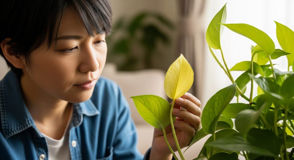 葉が黄色い時、何が足りないかチェックしよう