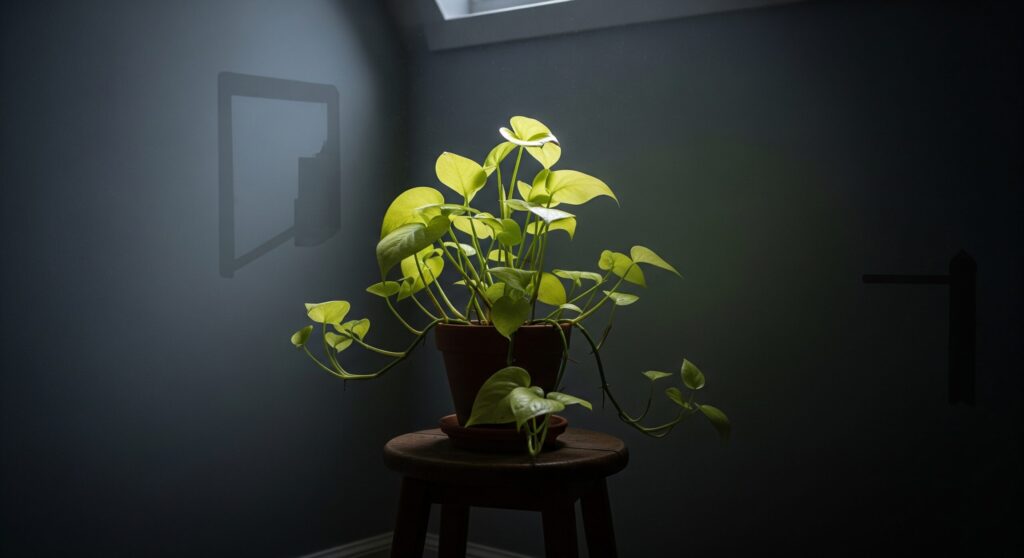 観葉植物の葉が黄緑になる理由とは
