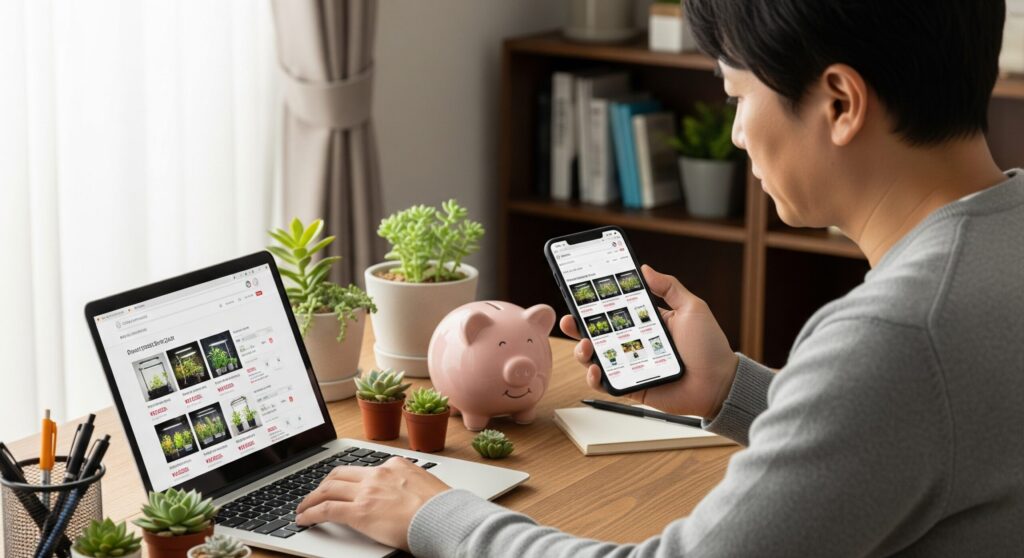 植物育成ライトの代用品はあるのか