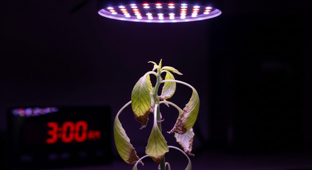 植物に24時間光を当て続けるとどうなる?