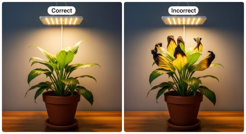 LEDライトで植物が枯れることはありますか?