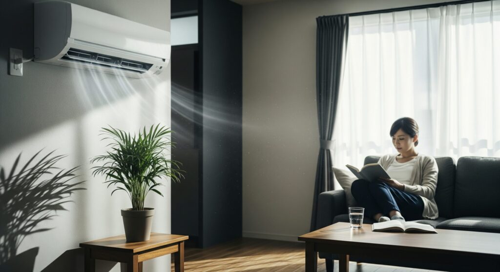 エアコンつけっぱなしの部屋での注意点