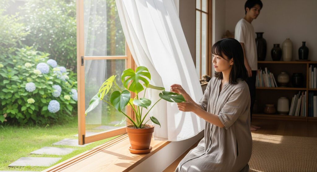 観葉植物を夏に置くならどこに置くべき?