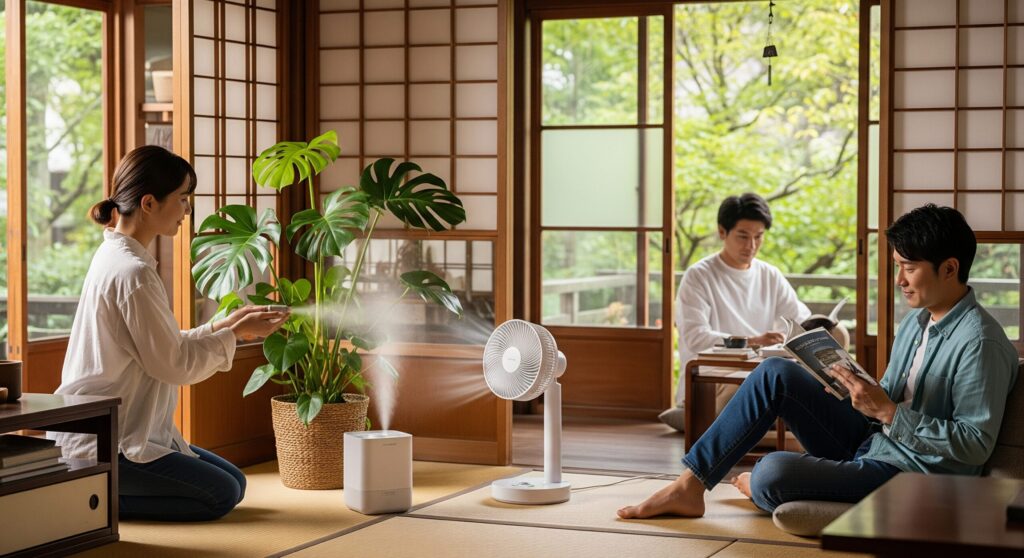 エアコンなしの環境に近づける工夫とは