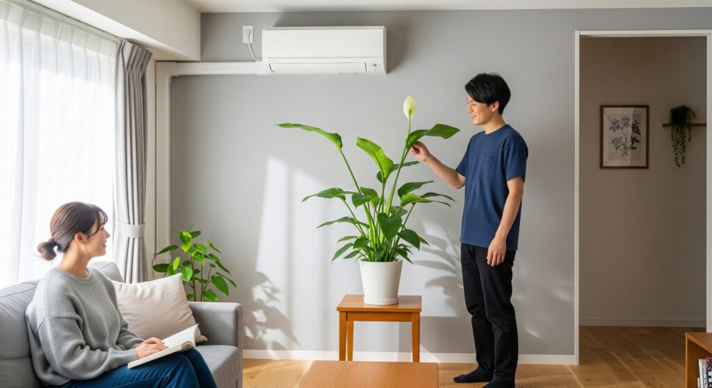 観葉植物と冷房の風は対策次第で共存可能