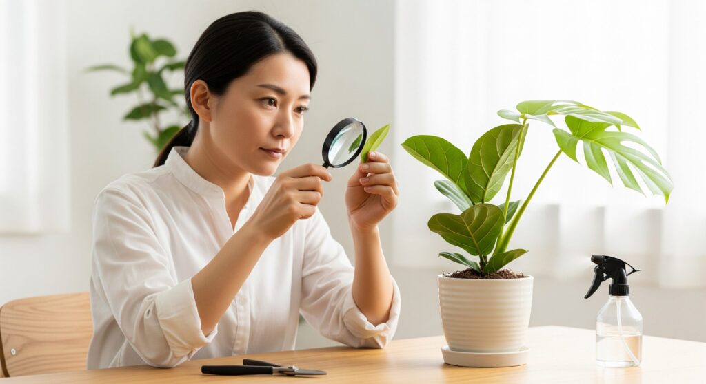 応用編!観葉植物のほこりの取り方と対策
