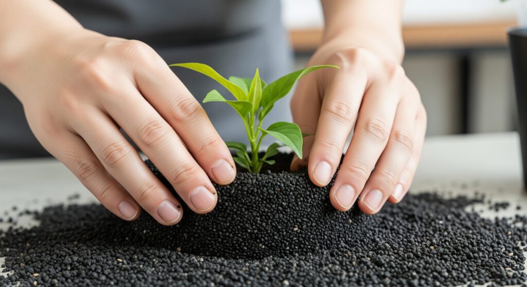 観葉植物の土隠しでおしゃれにする実践テク
