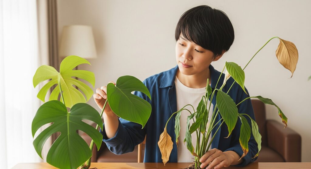 適切な観葉植物を捨てるタイミング