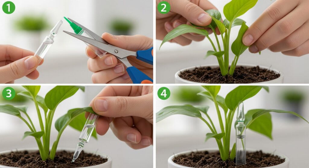 植物活力剤アンプルの具体的な使い方