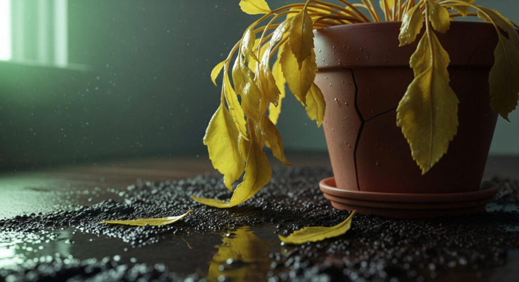 観葉植物の夜の水やりがNGな理由とリスク