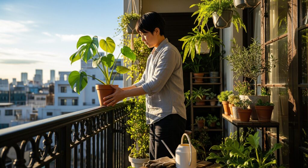 最適な観葉植物を外に出すタイミングと基本