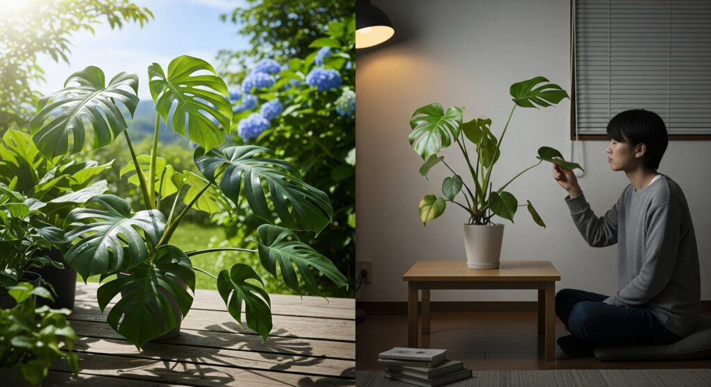 観葉植物は外に出しておいた方がいいですか?