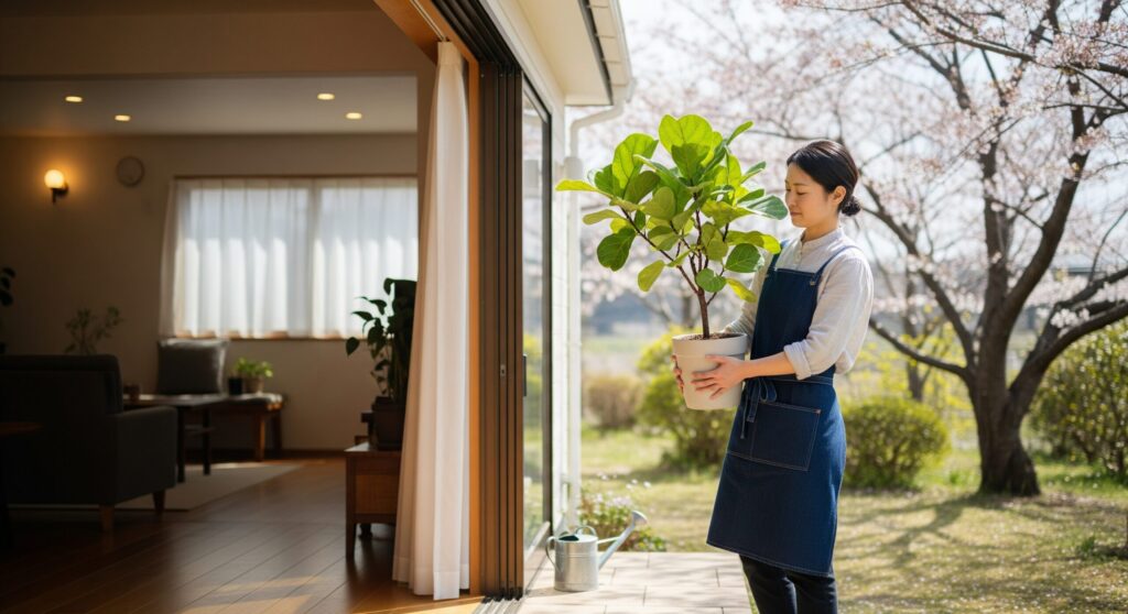 観葉植物を外に出すのはいつからがよいか?