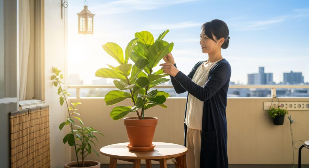 観葉植物を1日外に出してもいいですか?