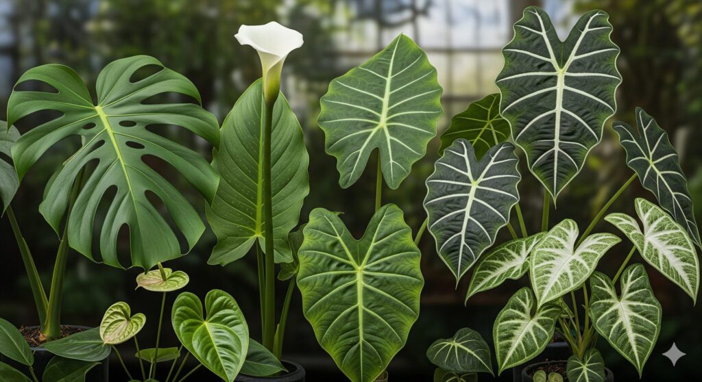 代表的なサトイモ科の観葉植物の種類