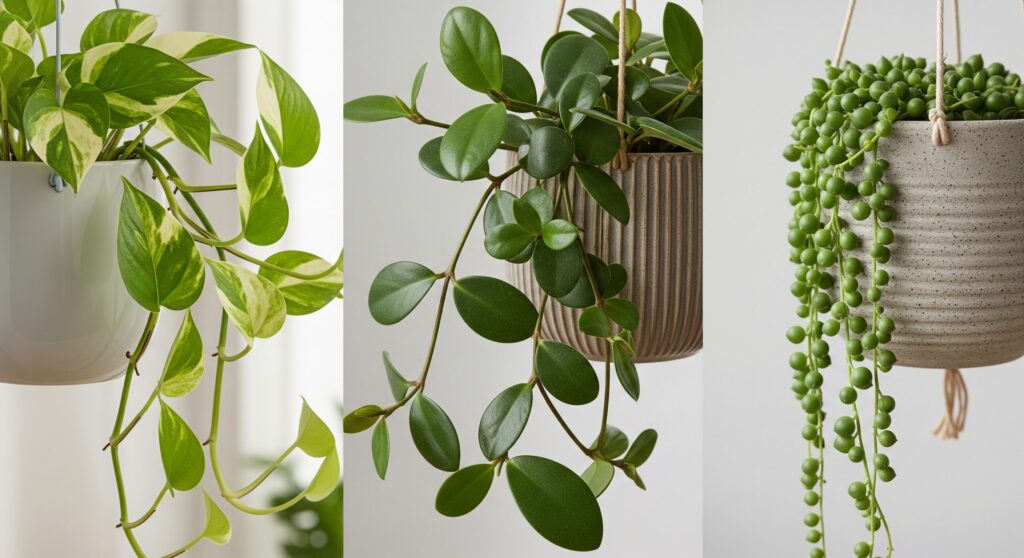 室内向け観葉植物の垂れ下がるタイプとは