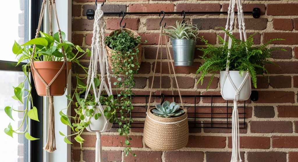 観葉植物を吊るすなら100均グッズも活用