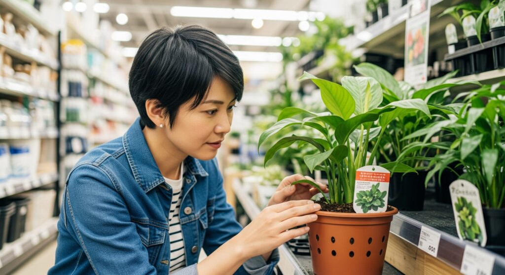 観葉植物が多いホームセンターでの選び方と注意点