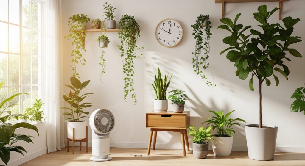 観葉植物に風を当てる時間の目安