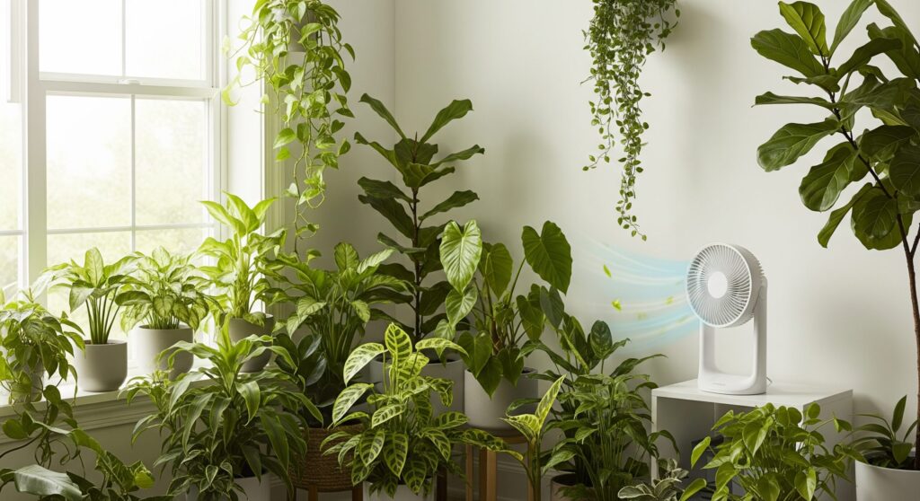 観葉植物に風を当てる際のポイントまとめ