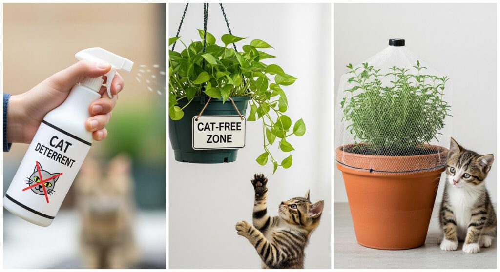 観葉植物の具体的な猫よけ対策は?