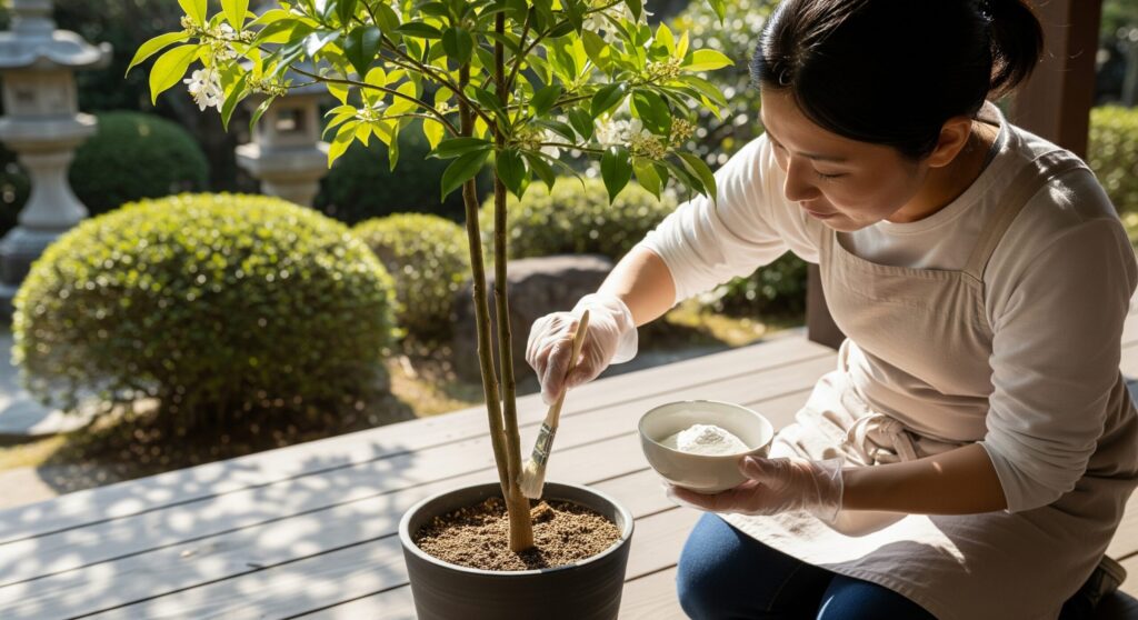 観葉植物のアリ退治で重曹を使う実践編