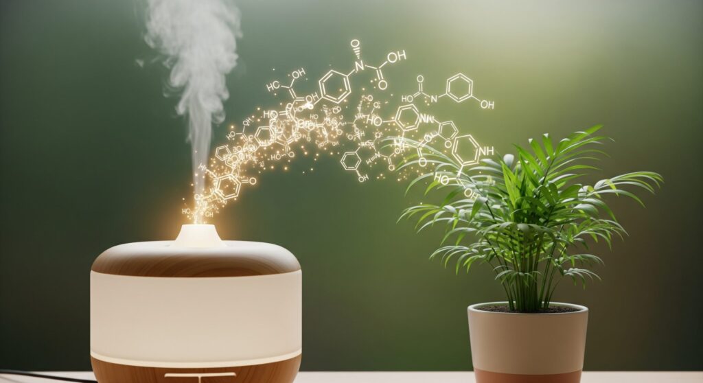 精油が観葉植物に与える化学的な作用