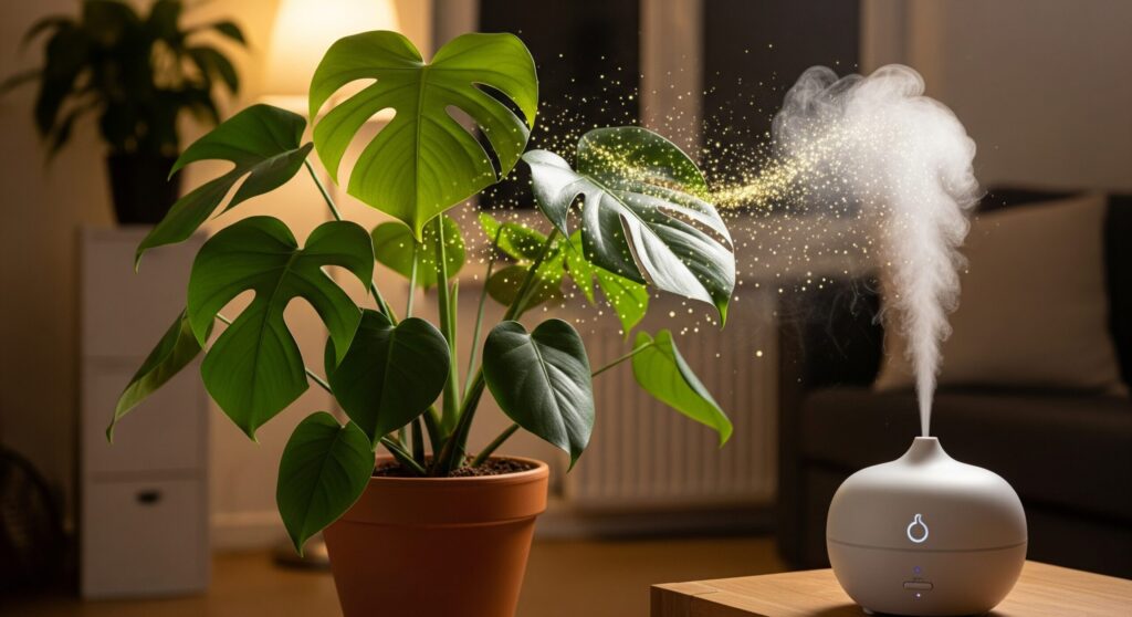アロマの効果は観葉植物にも及ぶのか