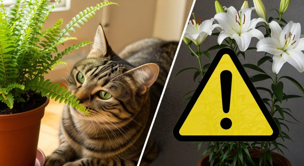 猫にとって安全な植物と危険な植物
