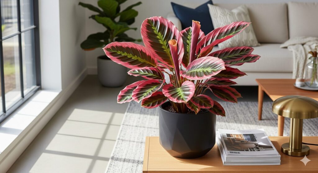 ピンクの模様がおしゃれな品種