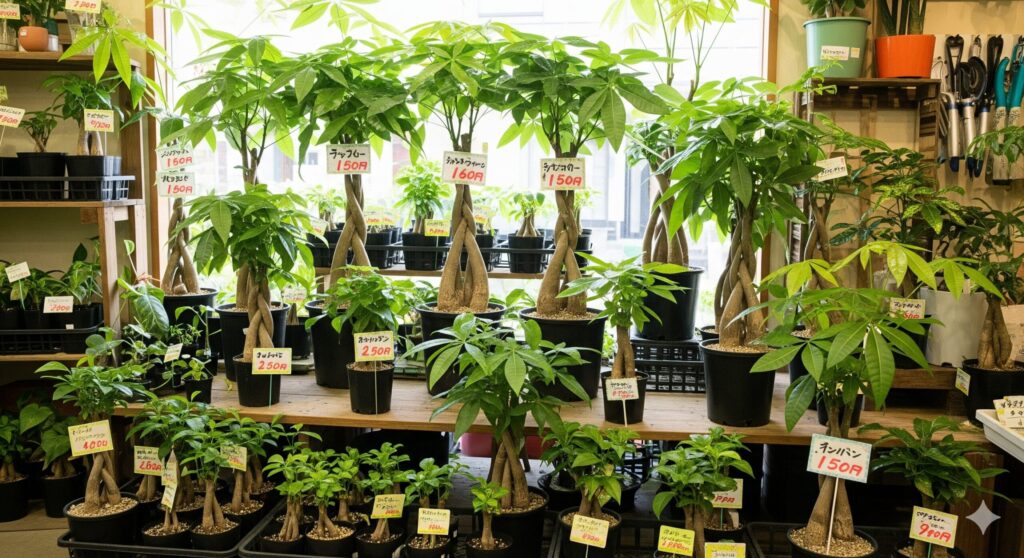 パキラという観葉植物の値段相場