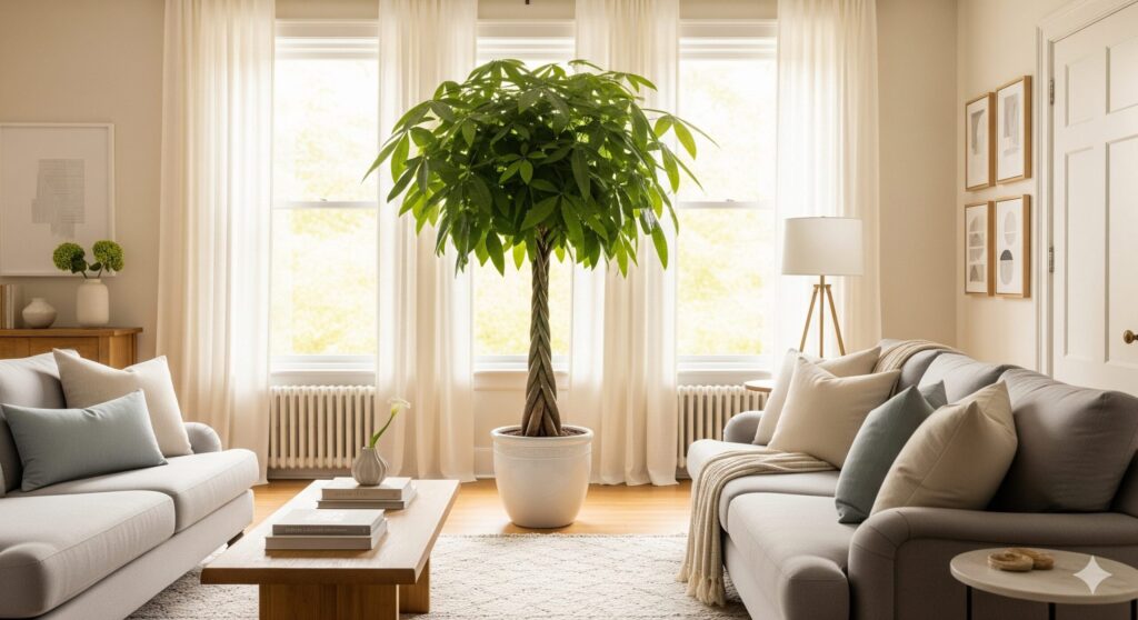 パキラは魅力的な観葉植物