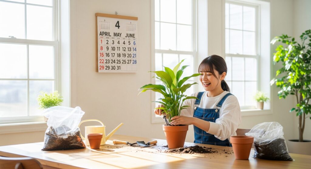根切り時期は春から初夏が最適