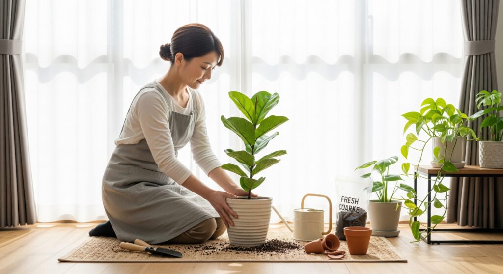 植え替えで根を切ってしまった場合のケア