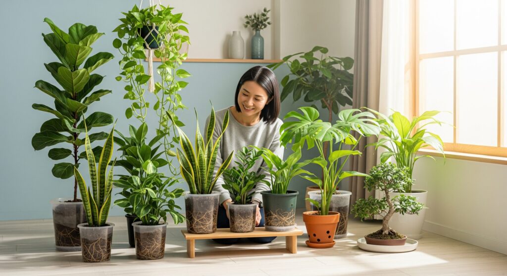 観葉植物の根っこを切る際の注意点まとめ