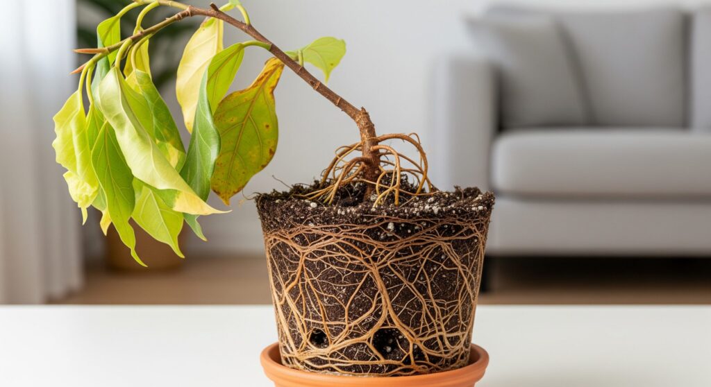 観葉植物をずっと同じ鉢で育てるとどうなる？