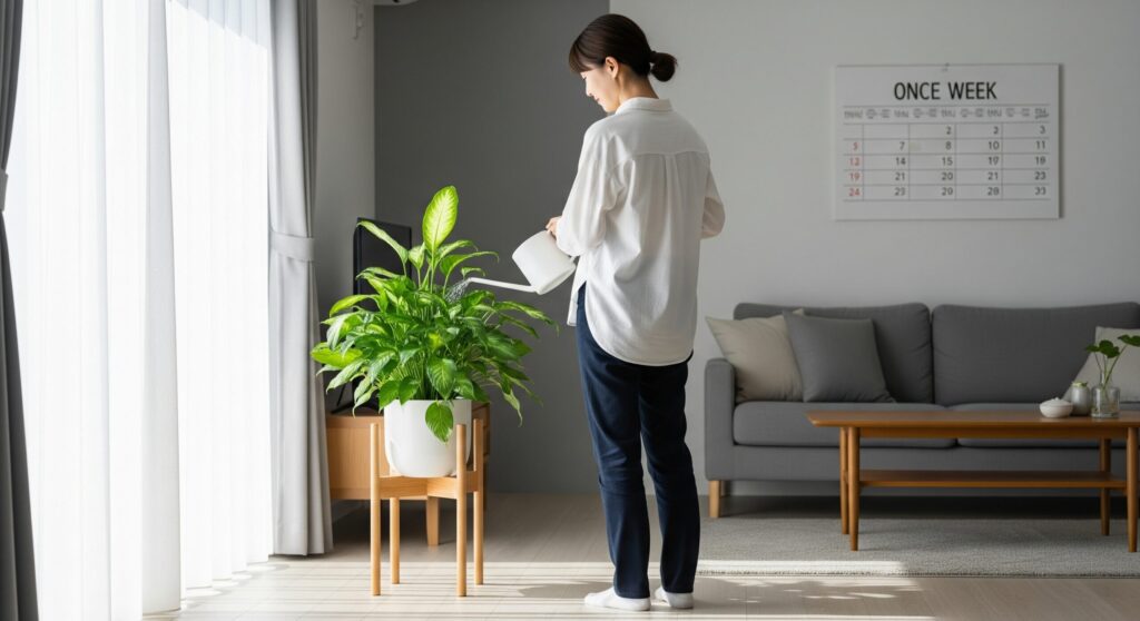 観葉植物のメネデール、基本の使用頻度
