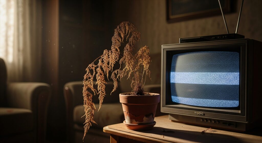 テレビ横で観葉植物が枯れるのはなぜ？