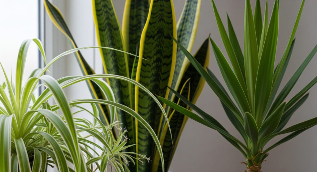 観葉植物で細い葉の名前は?