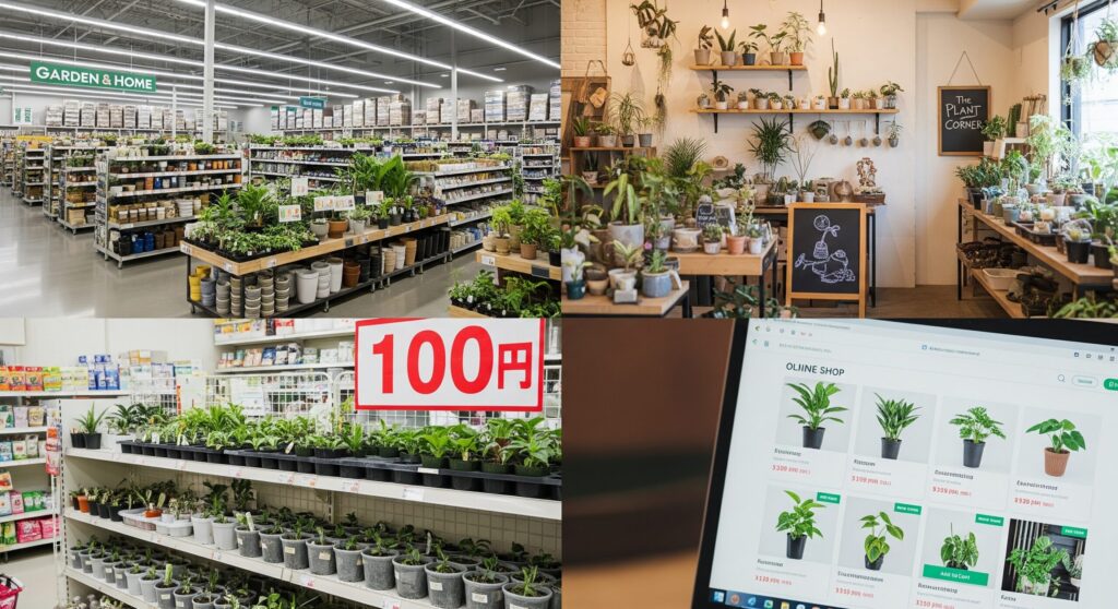 観葉植物はどこで買うのが安い？店舗別の特徴