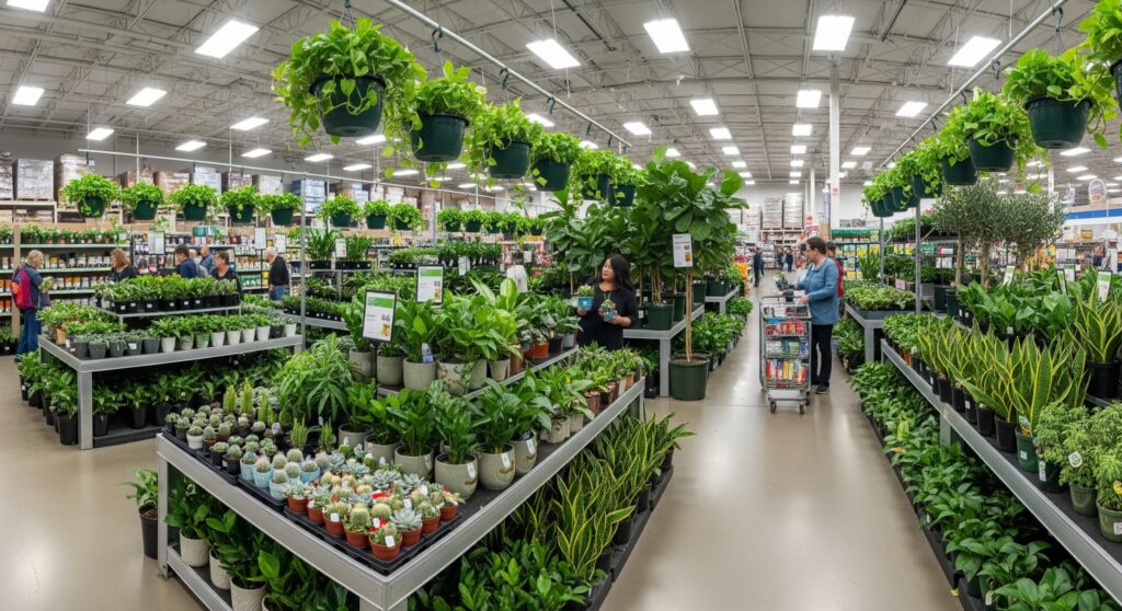 品揃えが多いホームセンターの観葉植物