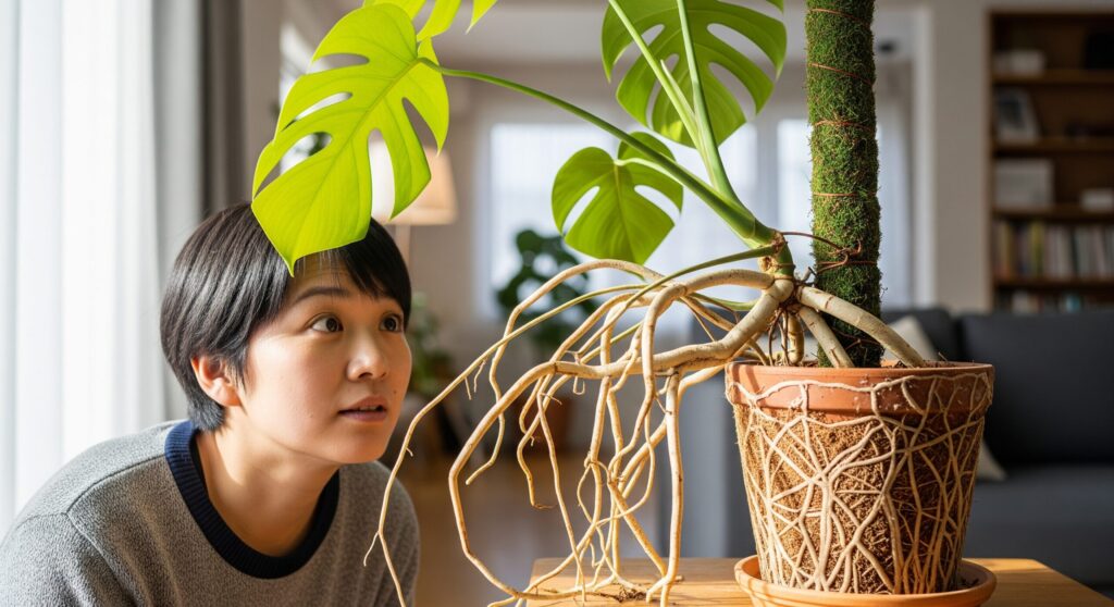 観葉植物の気根が出る理由は？