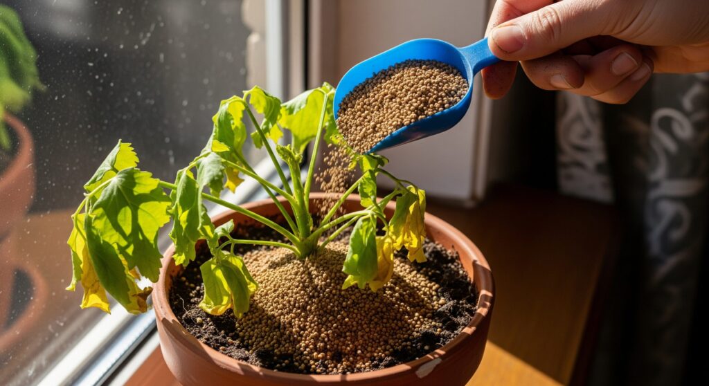 観葉植物が枯れる栄養剤の与えすぎに注意